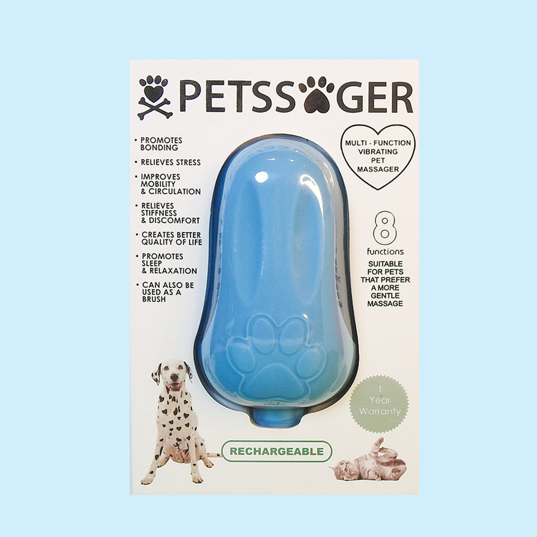 Pet Massager - Sky Blue
