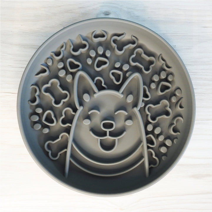 Puppy Love Slow Feeder - Charcoal