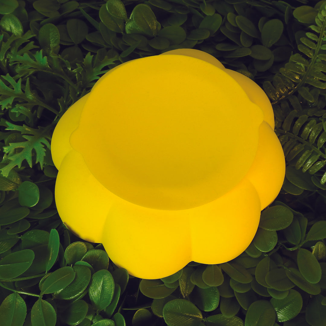 Rose Slow Feeder Bowl-Sunshine Yellow