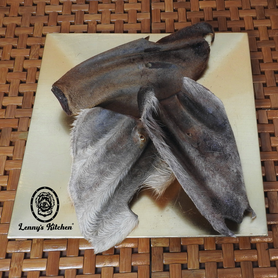 Beef Ears with Hair - Large 3 pack