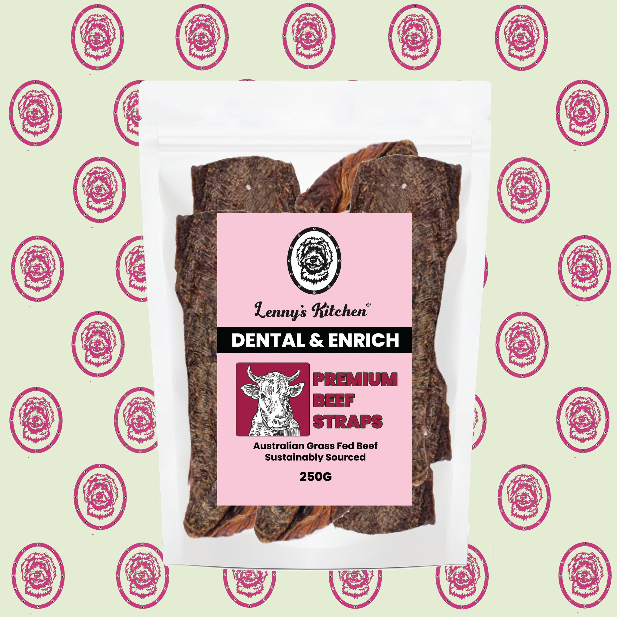 Premium Beef Jerky Straps 250g