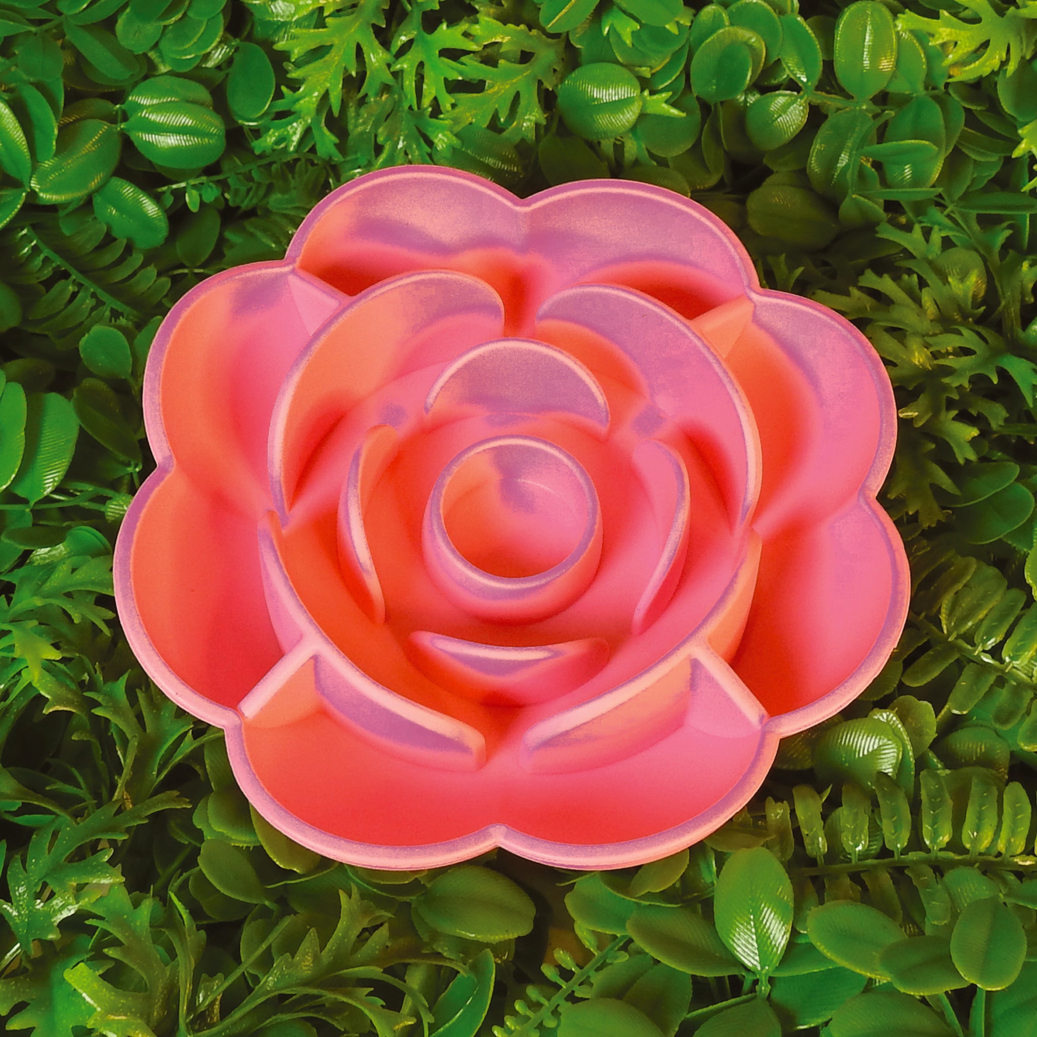 Rose Slow Feeder Bowl-Hot Pink