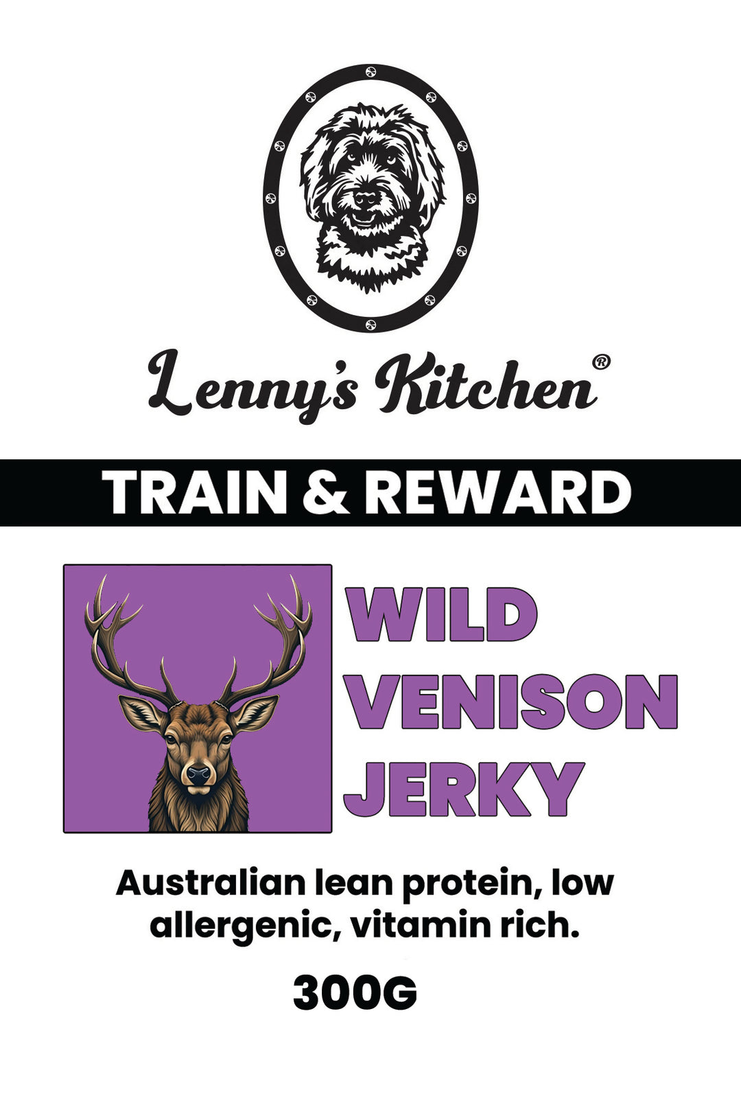 Wild Venison Jerky 300g